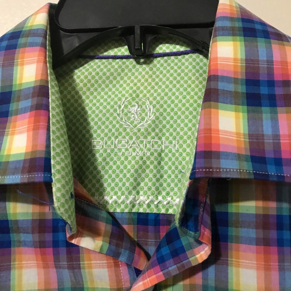 $60⬇️BUGATCHI MEN’S SHIRT SIZE M - Picture 5 of 7